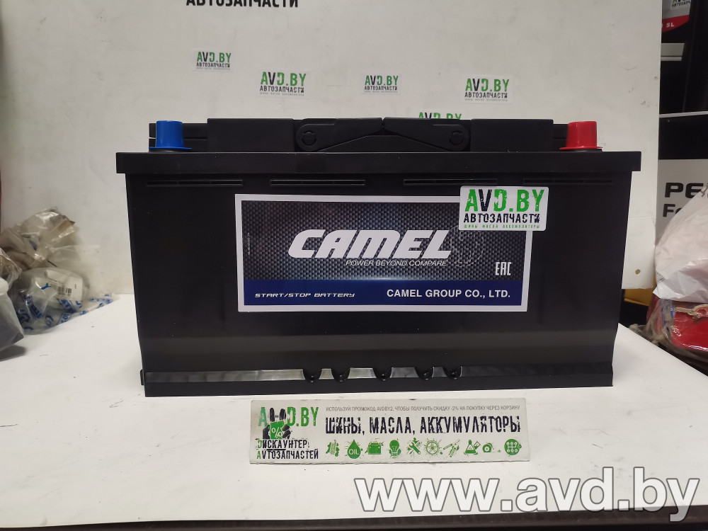 Купить Автомобильные аккумуляторы CAMEL AGM VRL 4 80 (80 А·ч)  в Минске.