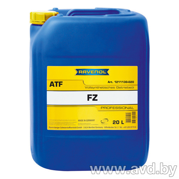 Купить Трансмиссионное масло Ravenol ATF FZ 20л в Минске.