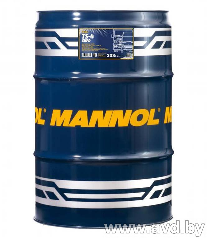 Купить Моторное масло Mannol TS-1 SHPD 15W-40 208л  в Минске.