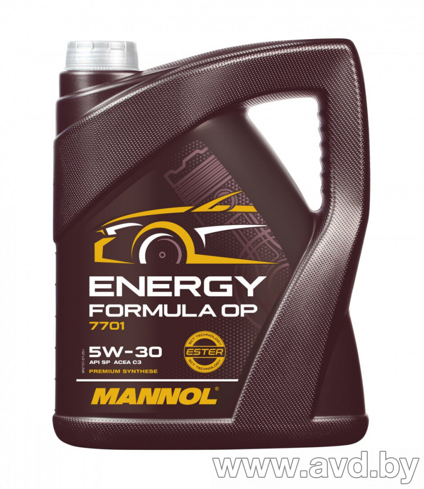 Купить Моторное масло Mannol ENERGY FORMULA OP 5W-30 5л  в Минске.