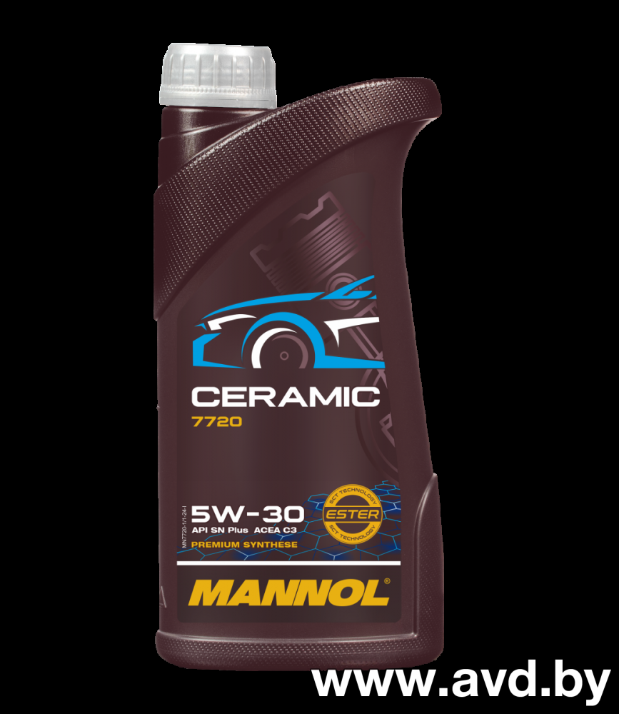 Купить Моторное масло Mannol Ceramic 5W-30 1л  в Минске.