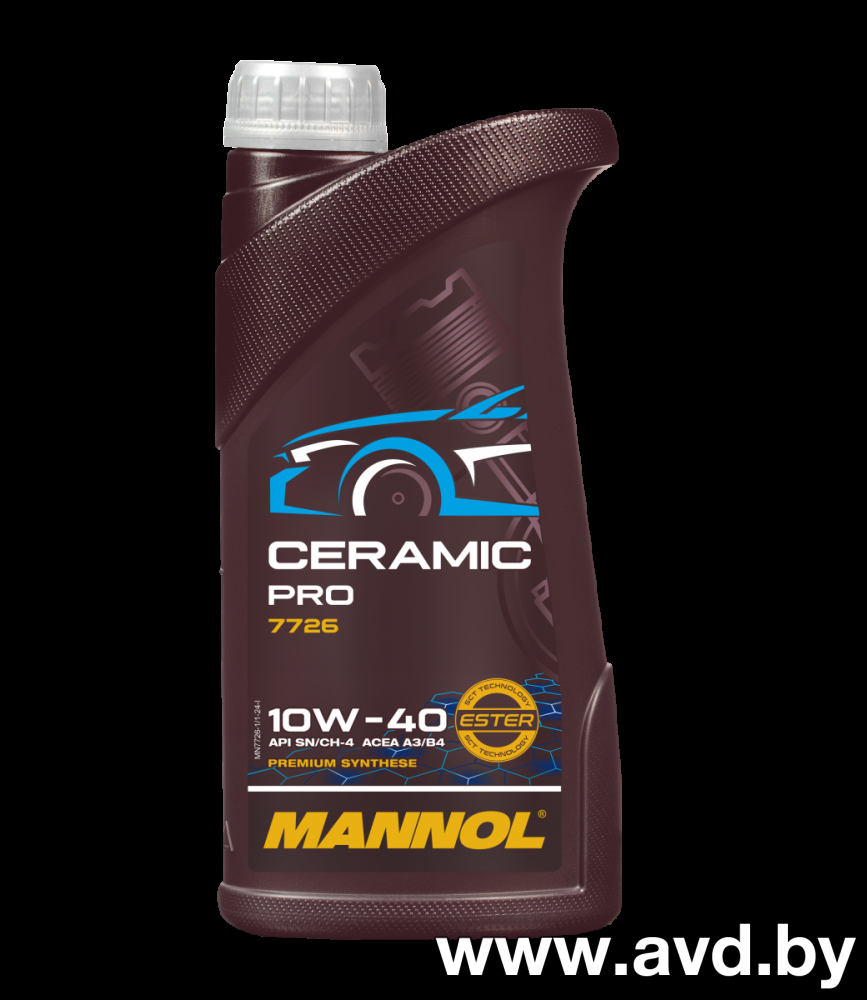 Купить Моторное масло Mannol Ceramic Pro 10W-40 1л  в Минске.