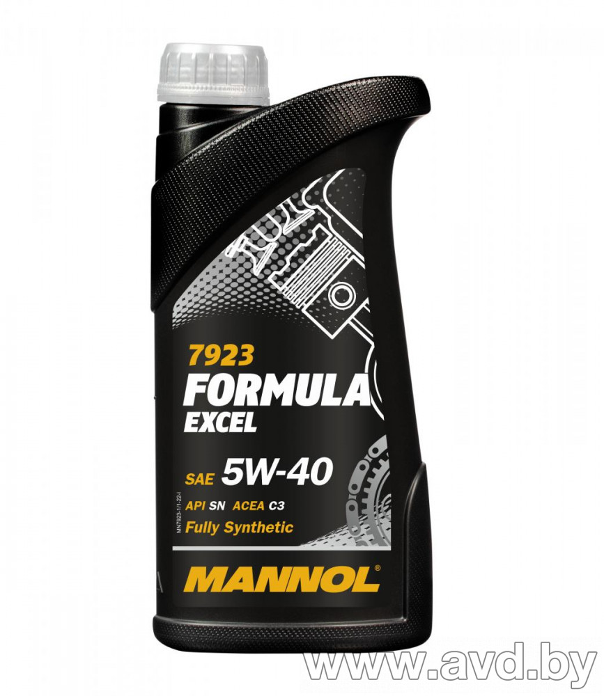 Купить Моторное масло Mannol Formula Excel 5W-40 1л  в Минске.