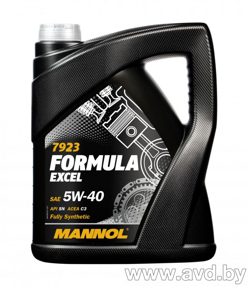 Купить Моторное масло Mannol Formula Excel 5W-40 4л  в Минске.