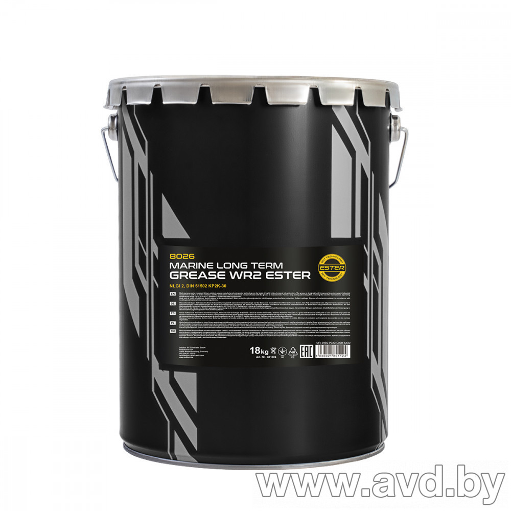 Купить Автокосметика и аксессуары Mannol EP-2 Universal Multi MoS2 Grease 18кг  в Минске.
