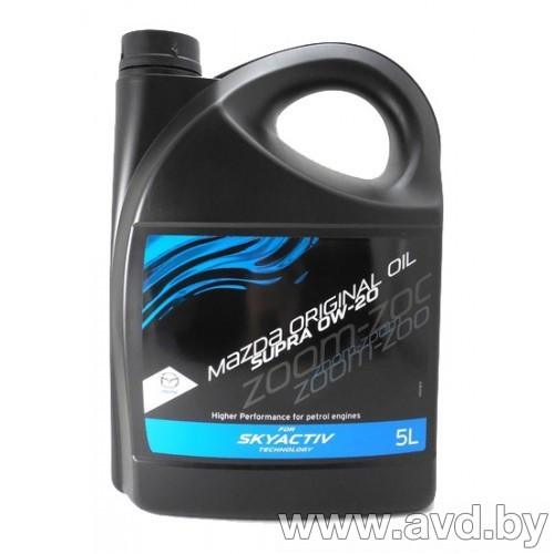 Купить Моторное масло Mazda Oil Supra 0W-20 (830077271) 5л  в Минске.