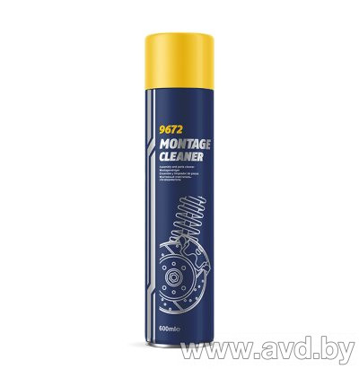 Купить Автокосметика и аксессуары Mannol Brake Cleaner очиститель тормозов 600мл  в Минске.