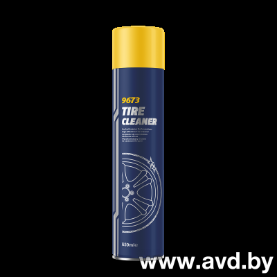 Купить Автокосметика и аксессуары Mannol Tire Cleaner (средство по уходу за шинами пенное) 650мл  в Минске.