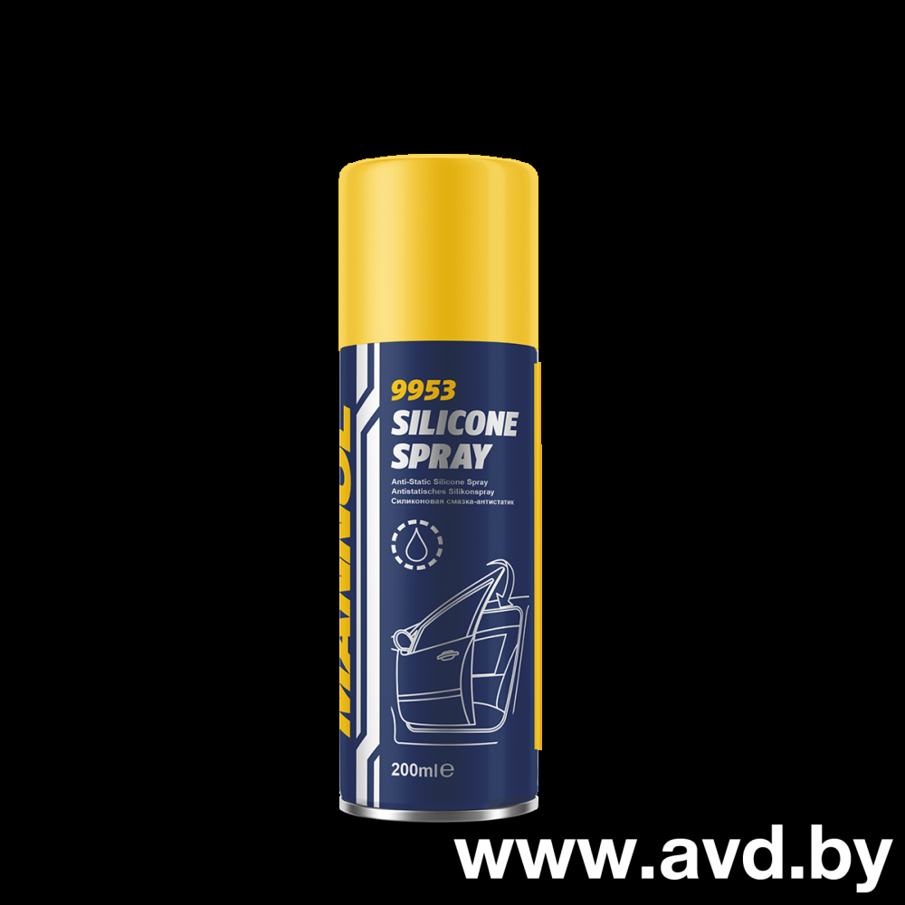 Купить Автокосметика и аксессуары Mannol Silicone Spray 400мл  в Минске.