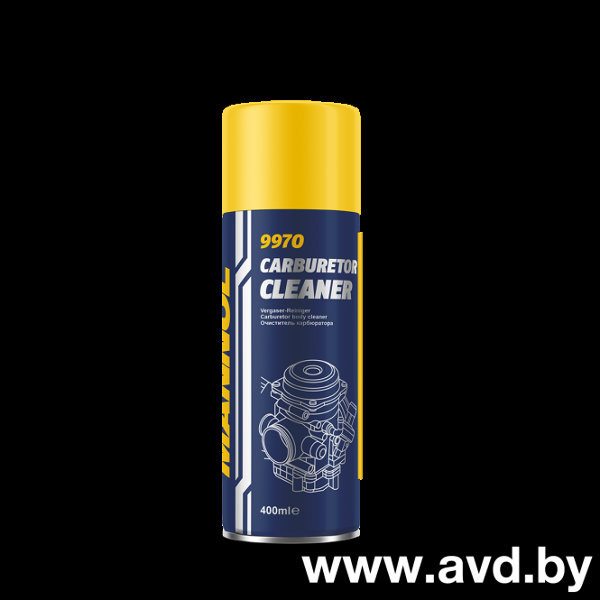 Купить Автокосметика и аксессуары Mannol Carburetor Cleaner (очиститель карбюратора) 400мл  в Минске.
