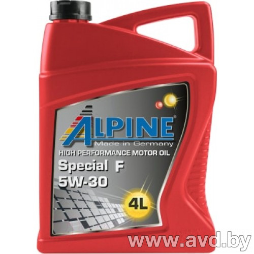 Купить Моторное масло Alpine Special F 5W-30 4л  в Минске.