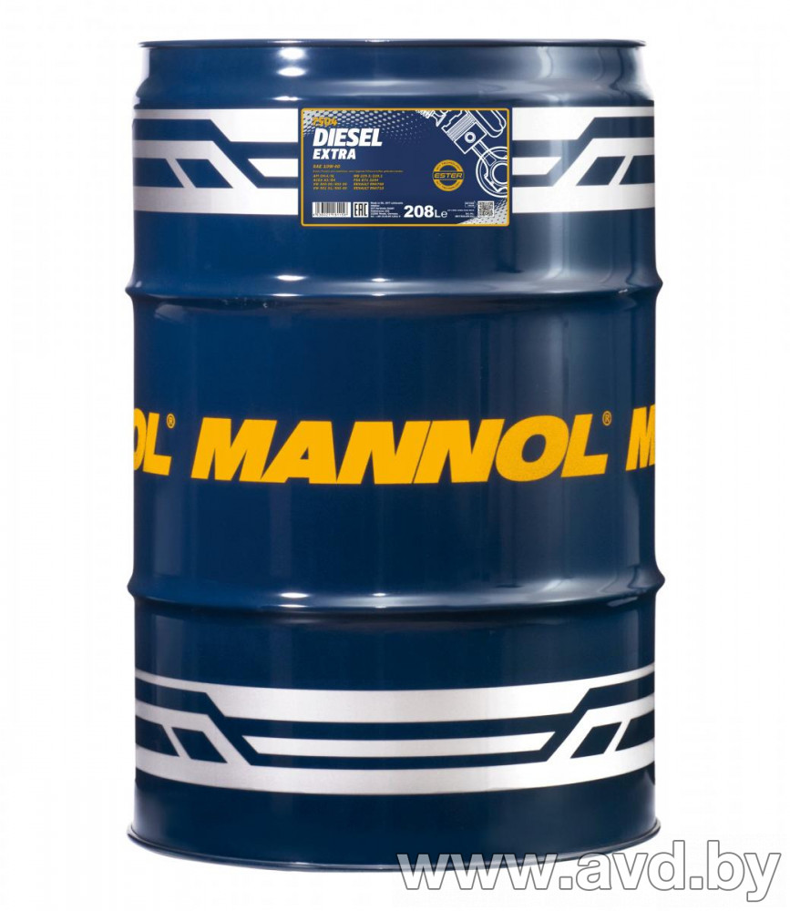 Купить Моторное масло Mannol DIESEL EXTRA 10W-40 208л  в Минске.