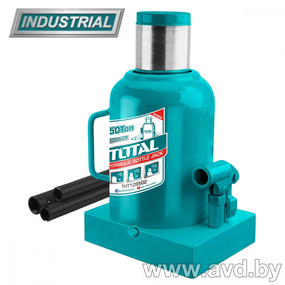 Купить Домкраты Total Бутылочный 50т (THT109502)  в Минске.