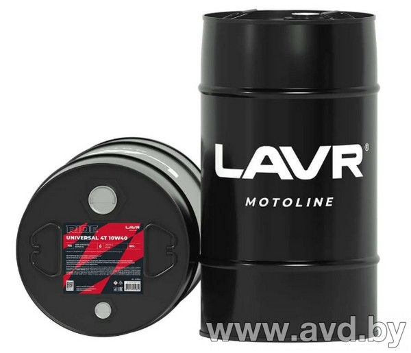 Купить Моторное масло Lavr Moto Ride Universal 4T 10W-40 60л  в Минске.
