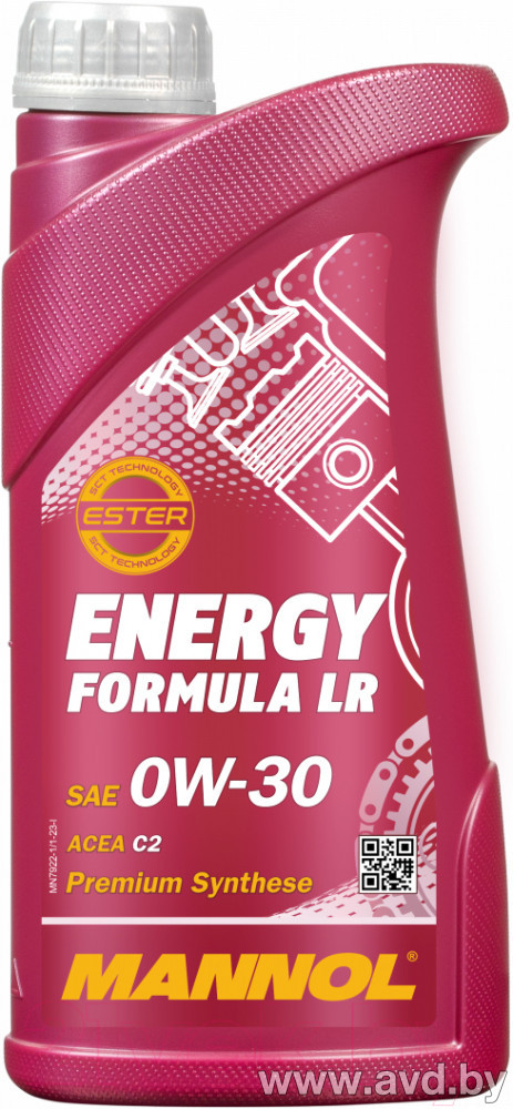 Купить Моторное масло Mannol Energy Formula LR 0W-30 1л  в Минске.