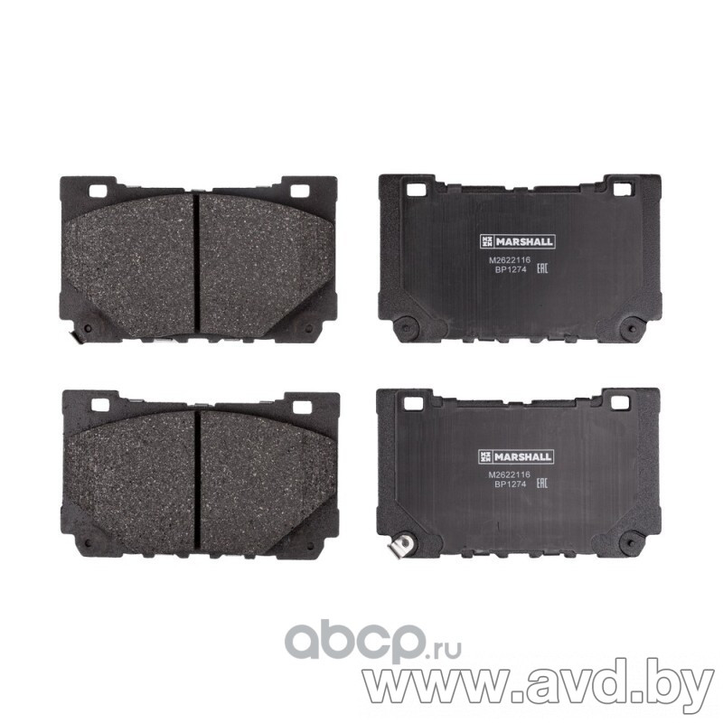 Купить Колодки тормозные MARSHALL Передние Zeekr 001 21> oe8893220615 (M2622116)  в Минске.