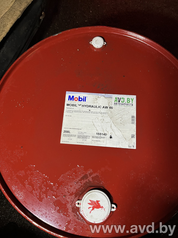 Купить Индустриальные масла Mobil Hydraulic AW46 208л  в Минске.