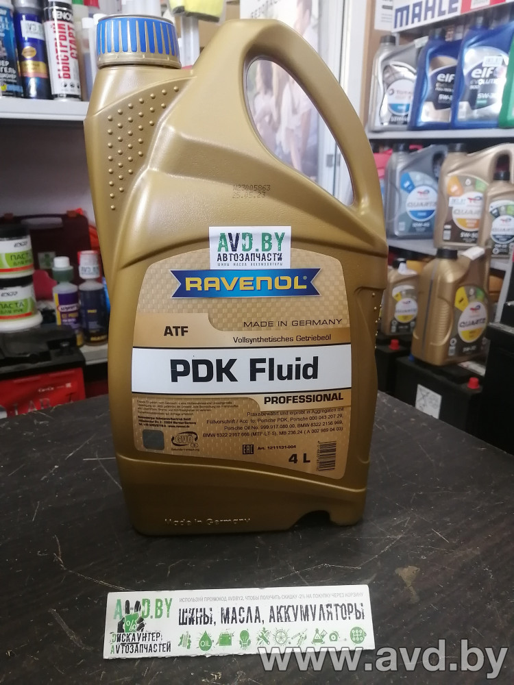 Купить Трансмиссионное масло Ravenol ATF PDK Fluid 4л в Минске.