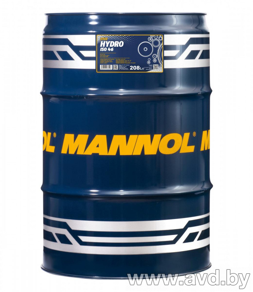 Купить Индустриальные масла Mannol Hydro ISO 46 HL 208л  в Минске.
