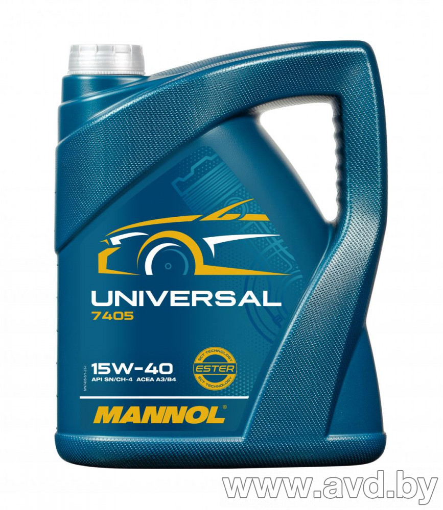 Купить Моторное масло Mannol Universal 15W-40 API SG/CD 5л  в Минске.