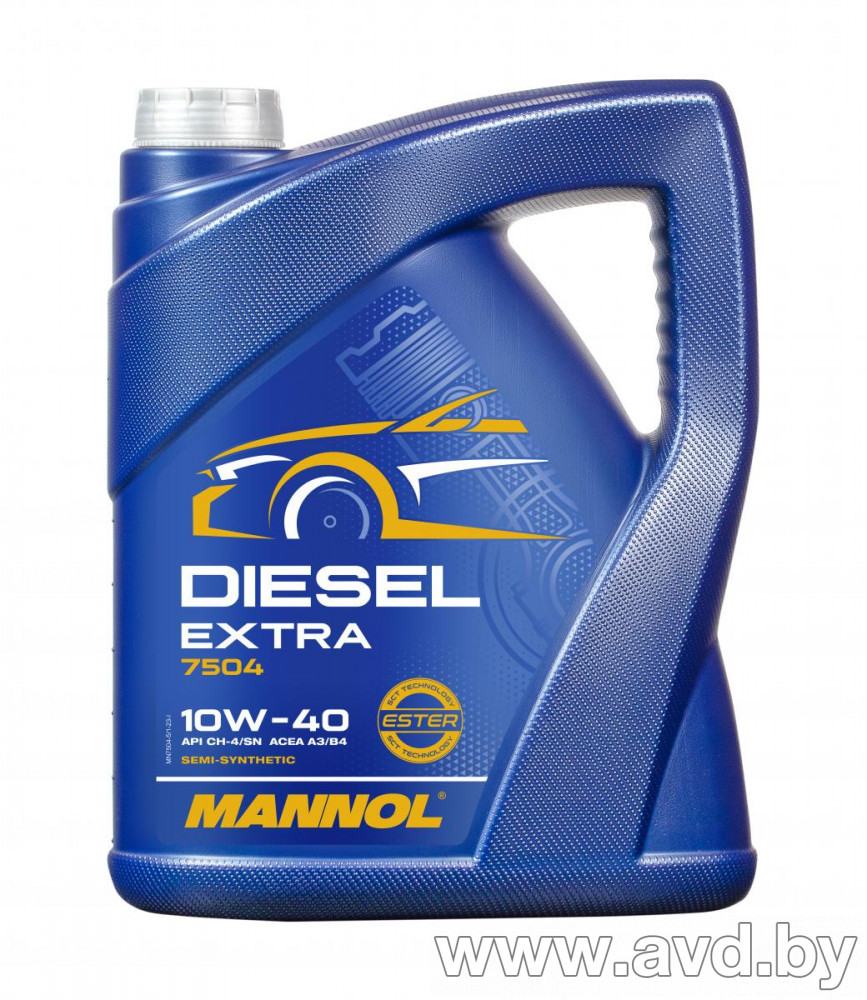 Купить Моторное масло Mannol DIESEL EXTRA 10W-40 5л  в Минске.
