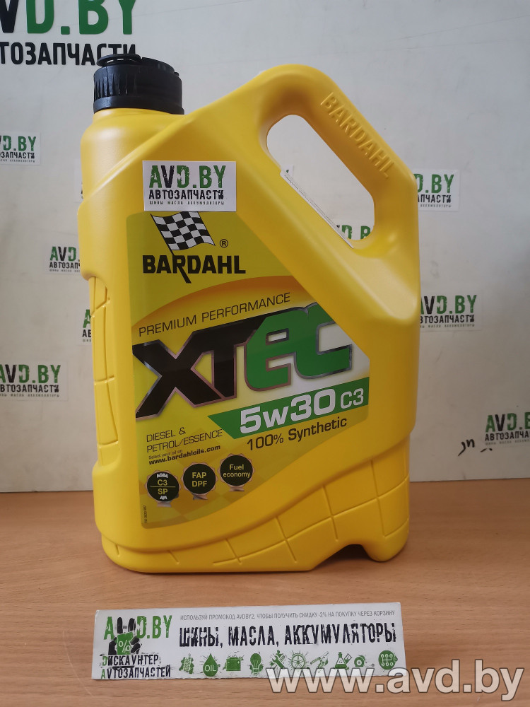 Купить Моторное масло Bardahl XTEC 5W-30 C3 5л  в Минске.