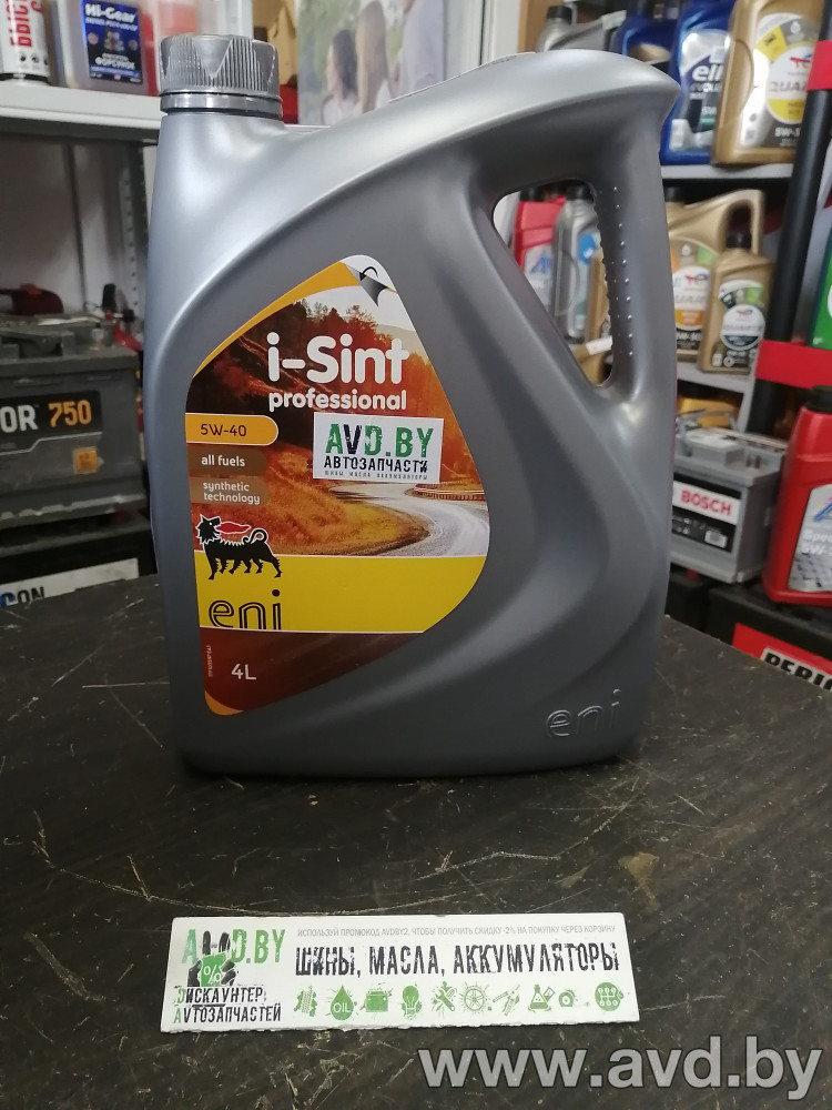 Купить Моторное масло Eni i-Sint Professional 5W-40 4л в Минске.