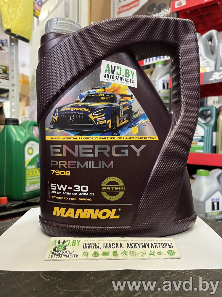 Купить Моторное масло Mannol Energy Premium 5w30 5л в Минске.