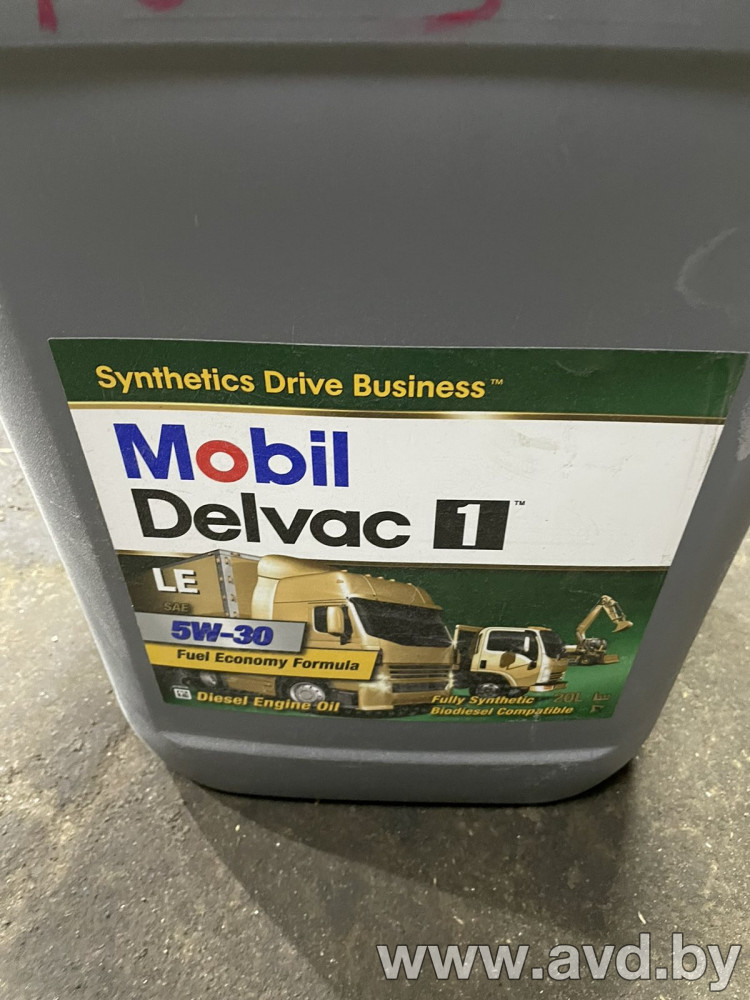 Купить Моторное масло Mobil Delvac 1 LE 5W-30 20л в Минске.