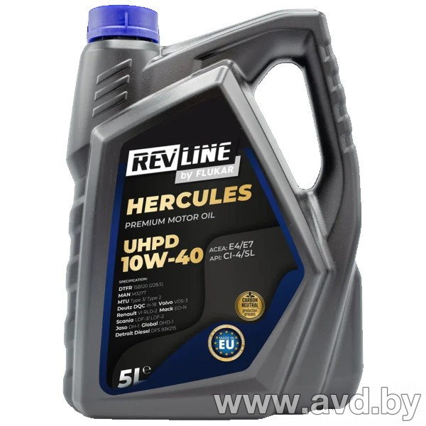 Купить Моторное масло Revline Hercules UHPD 10W-40 5л  в Минске.