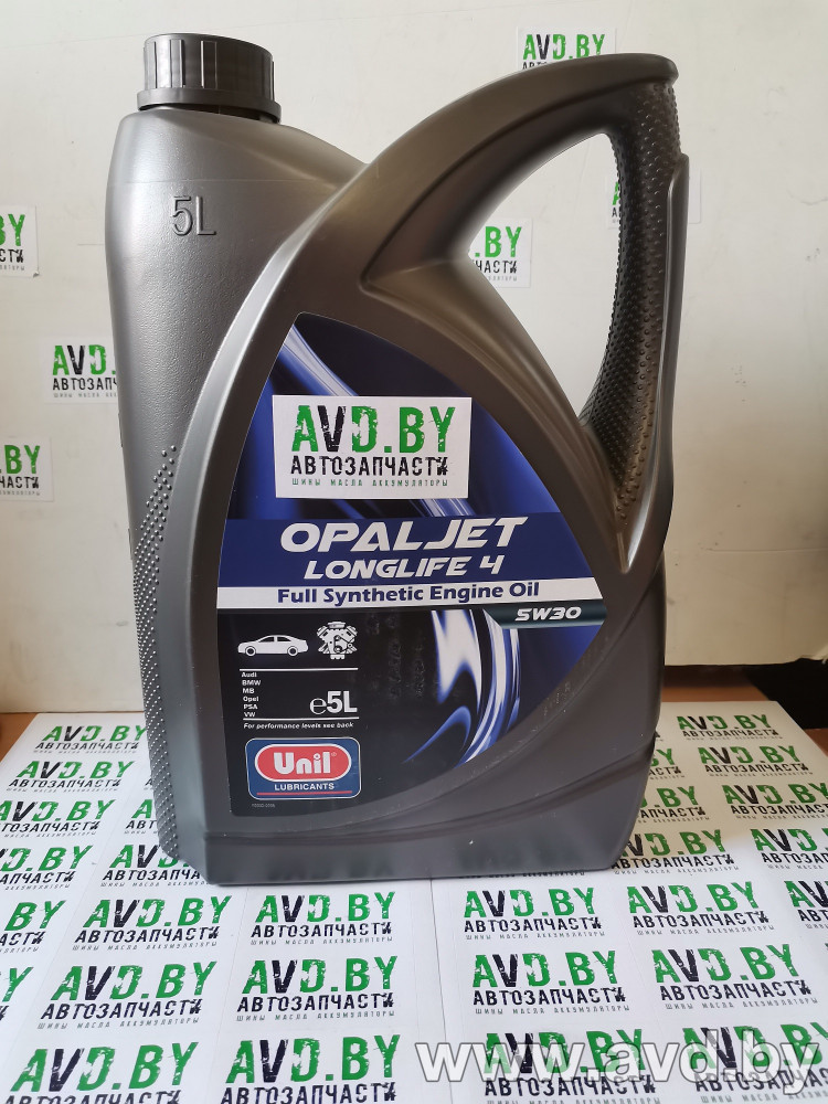 Купить Моторное масло Unil Opaljet Longlife 4 5W-30 5л  в Минске.