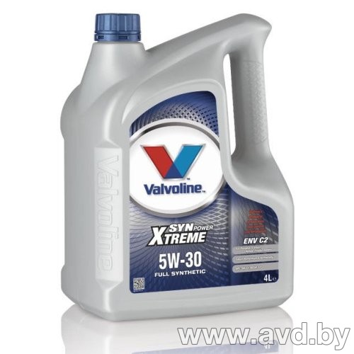 Купить Моторное масло Valvoline SynPower Xtreme ENV C2 5W-30 4л в Минске.