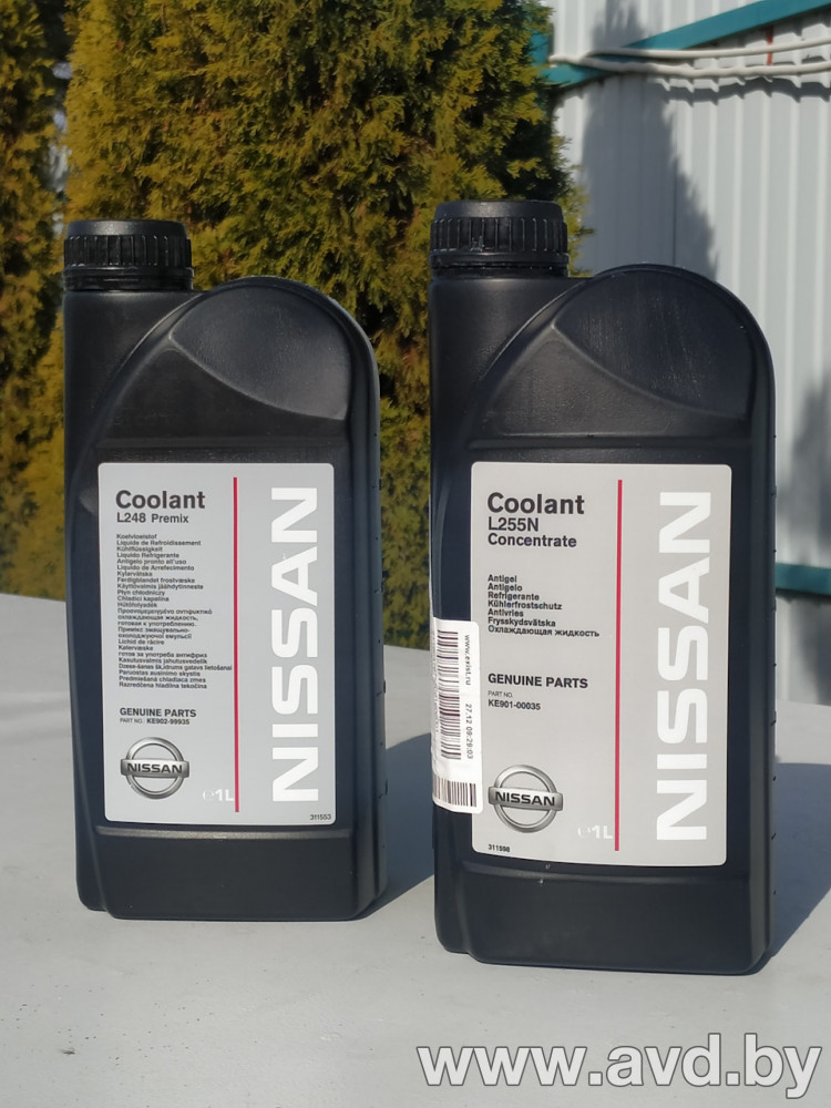 Купить Охлаждающие жидкости Nissan L255N Концентрат 1л (KE90100035)  в Минске.