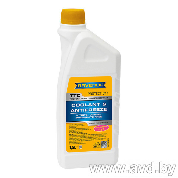 Купить Охлаждающие жидкости Ravenol TTC - Protect C11 Concentrate 1.5л в Минске.