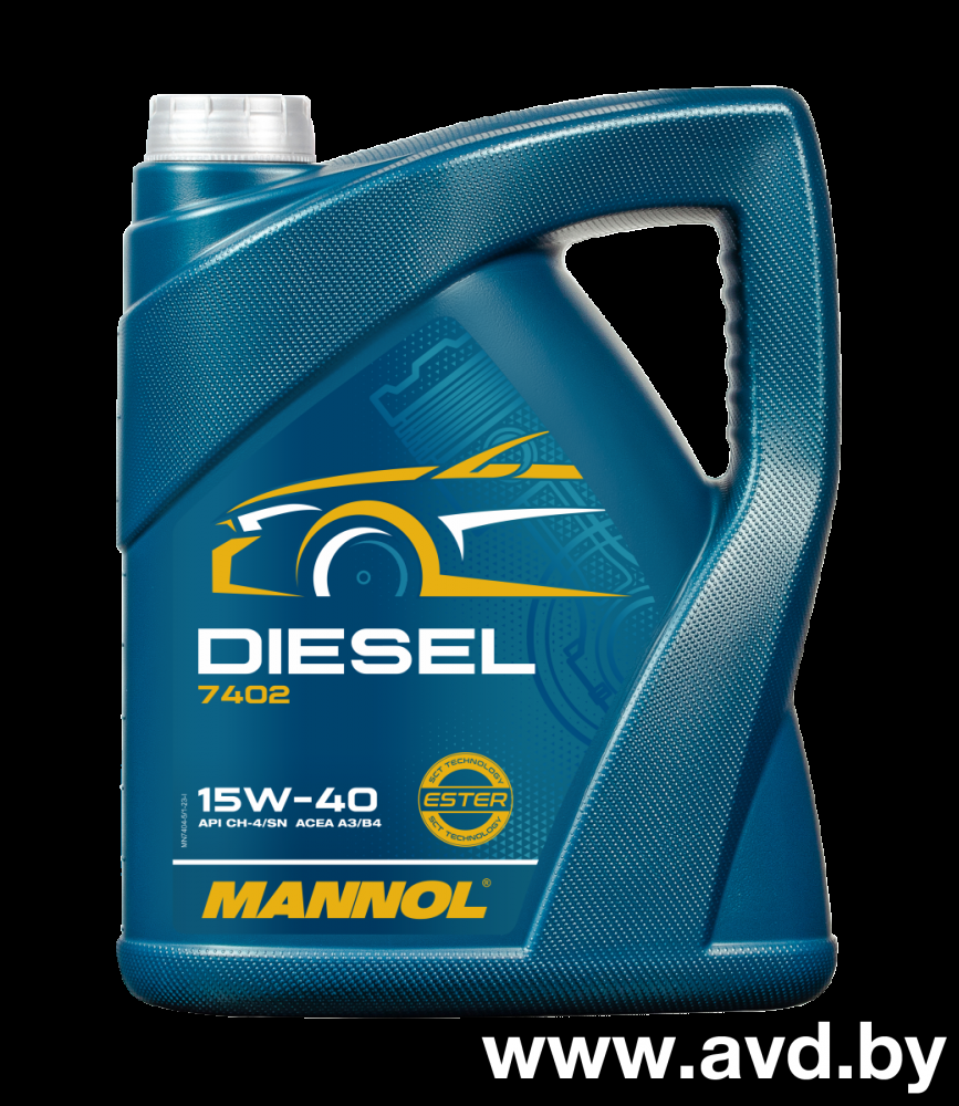Купить Моторное масло Mannol Diesel 15W-40 API CG-4/CF-4/CF/SL 5л  в Минске.