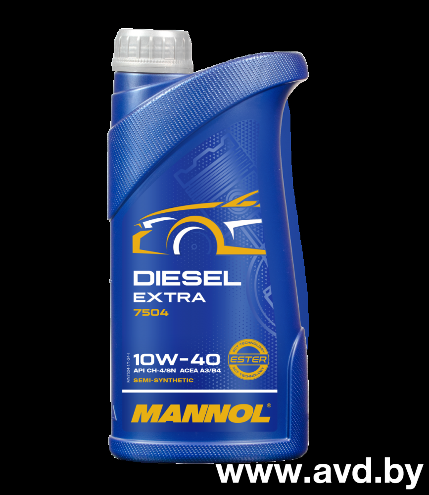 Купить Моторное масло Mannol DIESEL EXTRA 10W-40 1л  в Минске.