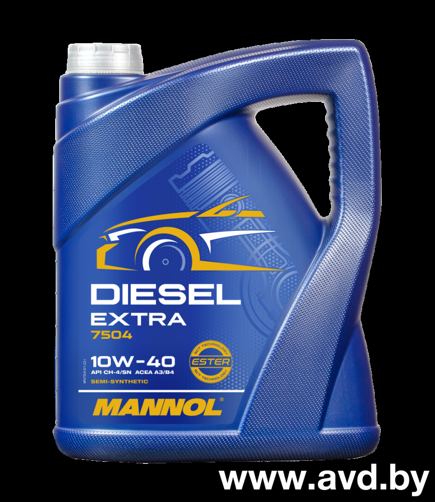 Купить Моторное масло Mannol MOLIBDEN DIESEL 10W-40 4л  в Минске.