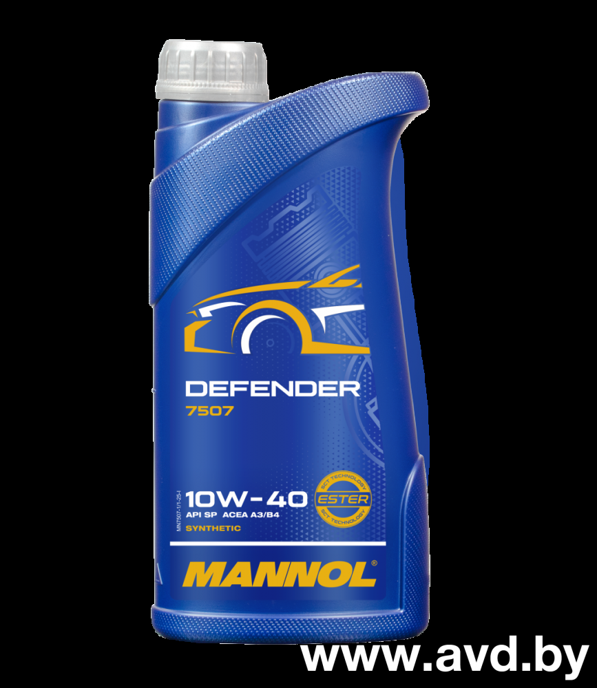 Купить Моторное масло Mannol Defender 10W-40 1л  в Минске.