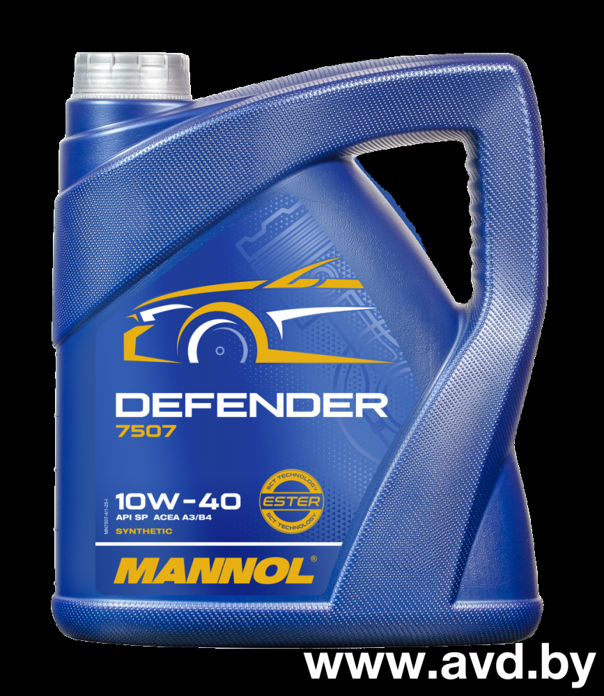 Купить Моторное масло Mannol Defender 10W-40 4л  в Минске.