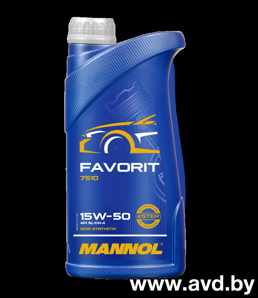 Купить Моторное масло Mannol Favorit SG/CD 15W-50 1л  в Минске.