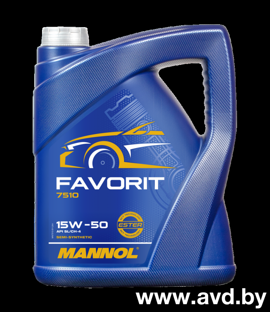 Купить Моторное масло Mannol Favorit SG/CD 15W-50 5л  в Минске.