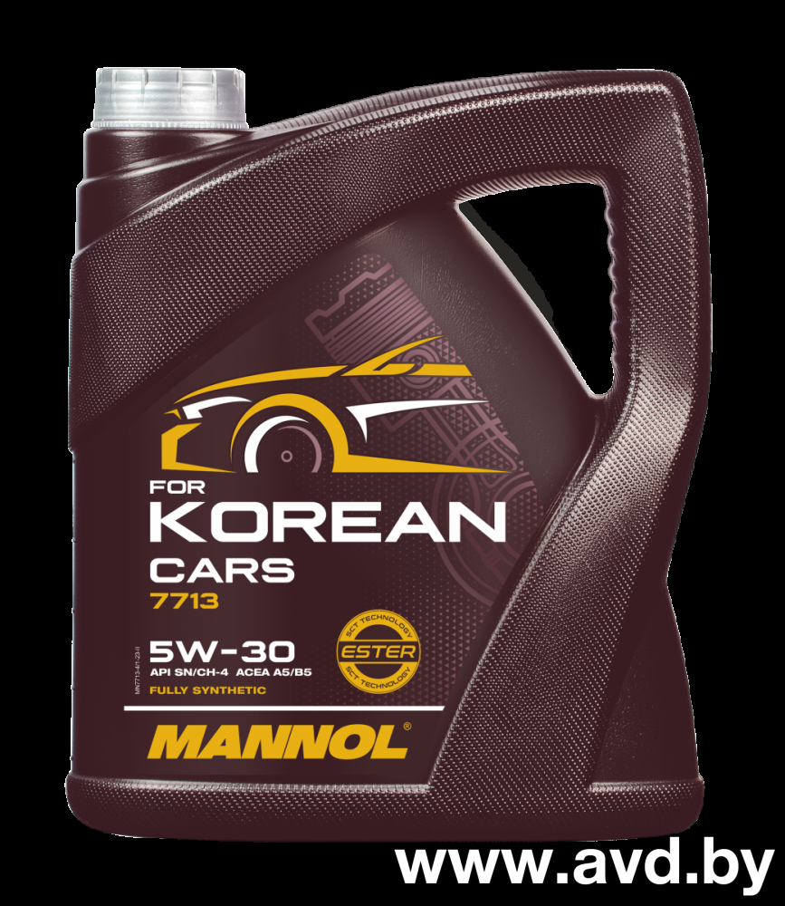 Купить Моторное масло Mannol O.E.M. for Hyundai Kia 5W-30 4л  в Минске.