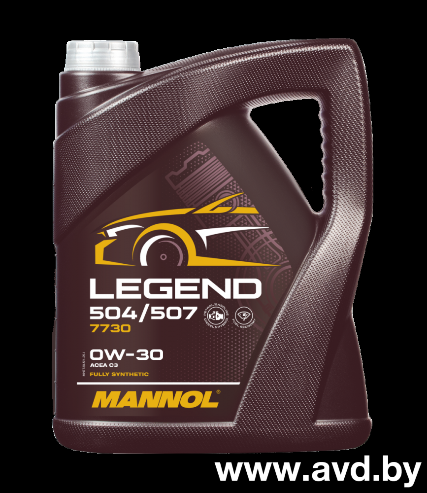 Купить Моторное масло Mannol Legend 504/507 0W-30 5л  в Минске.