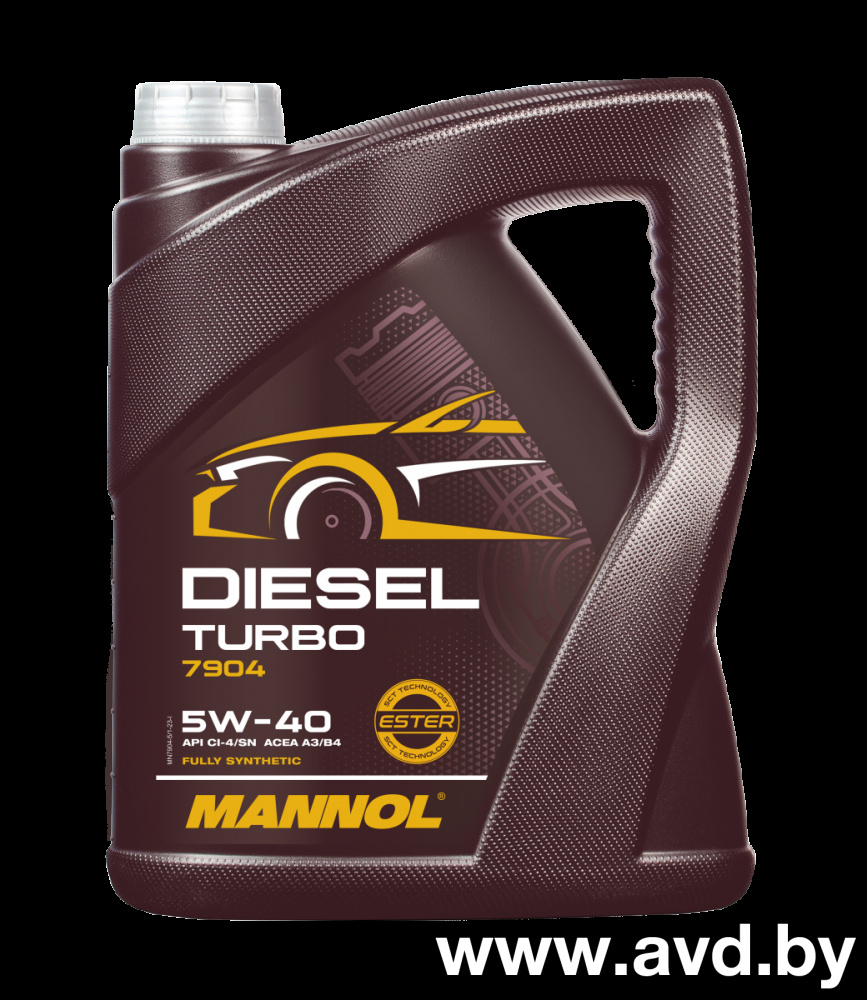 Купить Моторное масло Mannol DIESEL TURBO 5W-40 5л  в Минске.