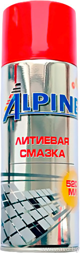 Купить Автокосметика и аксессуары Alpine Литиевая смазка Lithium grease 520мл  в Минске.