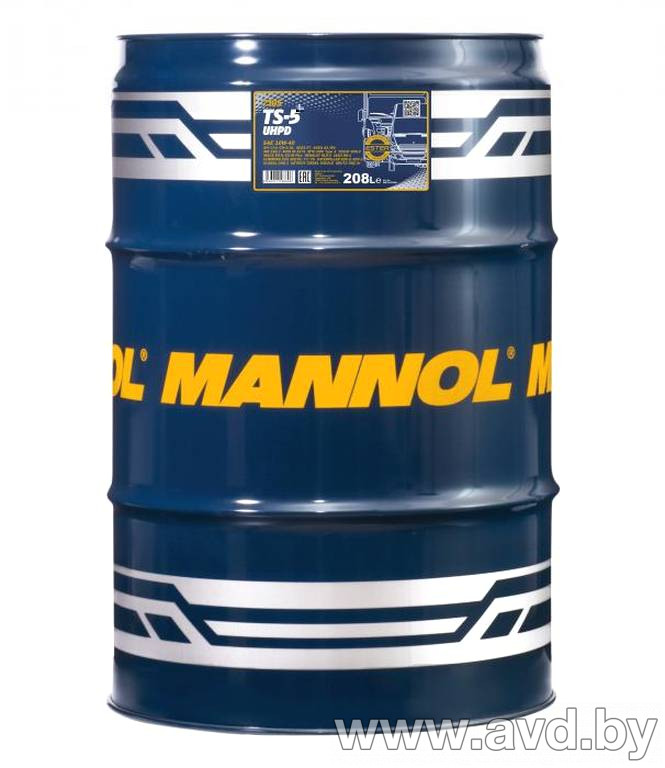 Купить Моторное масло Mannol TS-5 UHPD 10W-40 208л  в Минске.