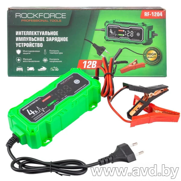 Купить Пуско-зарядные устройства RockForce RF-1204  в Минске.