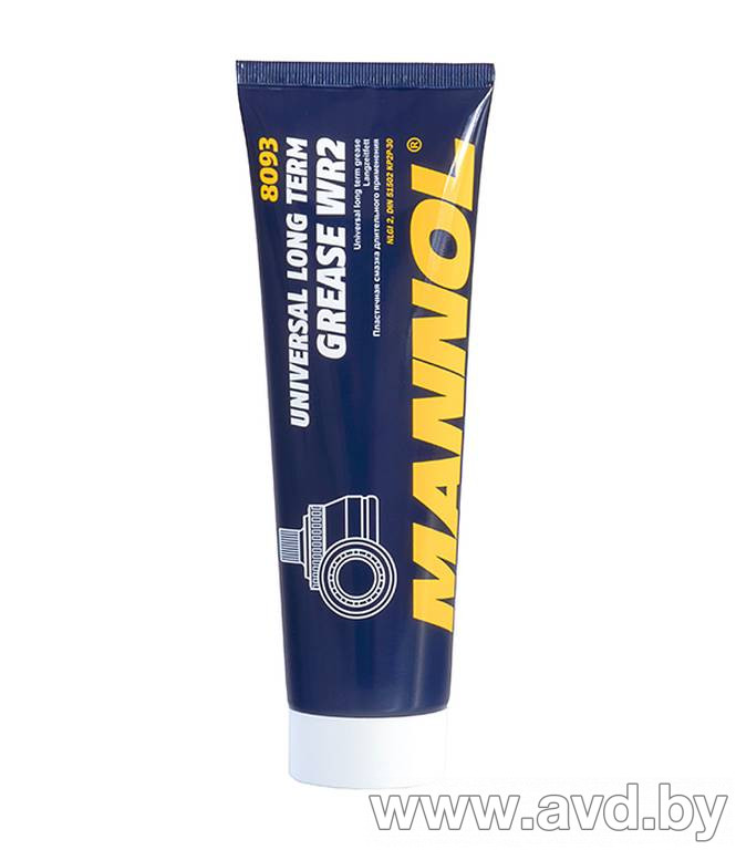 Купить Автокосметика и аксессуары Mannol Смазка Marine 8093 Водостойкая Для лодок Long Term Greas WR-2 0,23кг  в Минске.