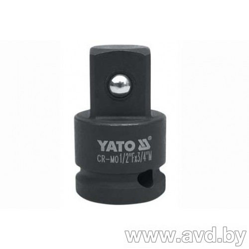 Купить Аксессуары для инструмента Yato Адаптер ударный переходник 3/4 - 1/2 (YT-1067) в Минске.