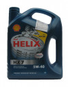 Купить Моторное масло Shell Helix HX7 5W-40 4л  в Минске.